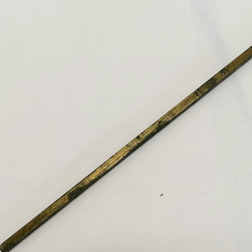 55 - Antique brewery measure for barrel hogshead firkin etc - length 75.5cm