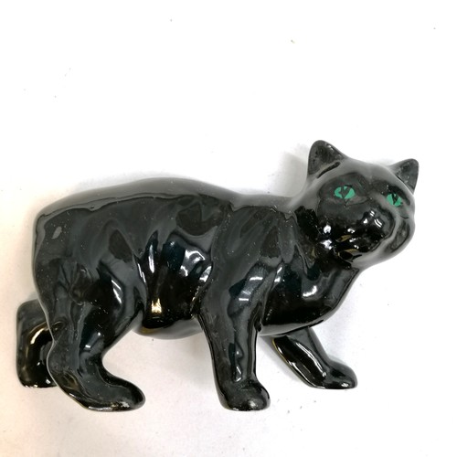 61 - Qty of ceramics inc black manx cat, H&K Tunstall sandwich set, meat platters inc Masons green & whit... 