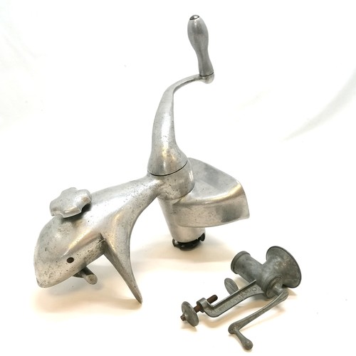 128 - 1950's Healacraft 'shark' mincer t/w Little Ann dolls mincer