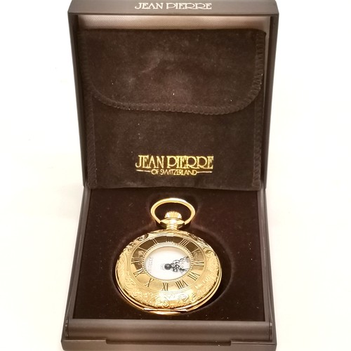 298 - Masonic half hunter pocket watch by Jean Pierre Switzerland