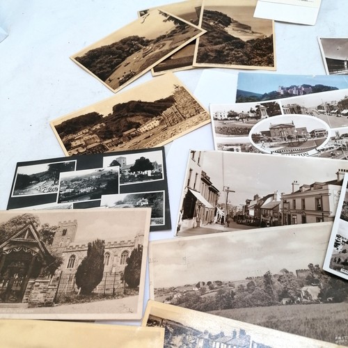 384 - Small collection of postcards inc Dartmoor prison / guards