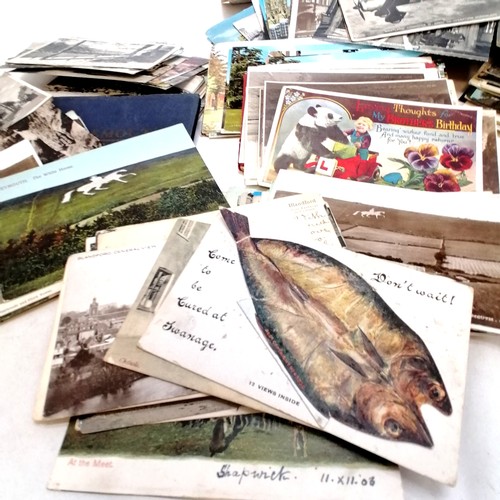 419 - Large qty of mostly west country related postcards inc Weymouth, Bournemouth etc