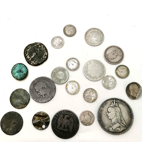 436 - Qty of mostly English coins inc some silver