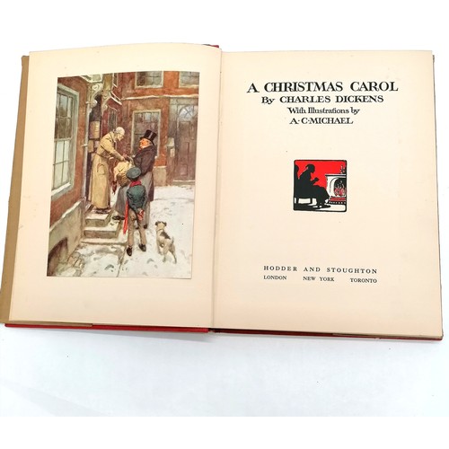 449 - 1910 A Christmas Carol by Charles Dickens with illustrations by A C Michael