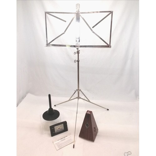 601 - Metronome, Chromatic tuner and folding music stand etc