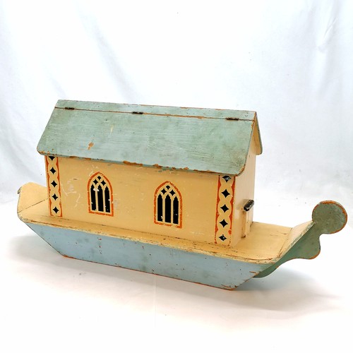 3 - c.1918 wooden hand made ark made by the 