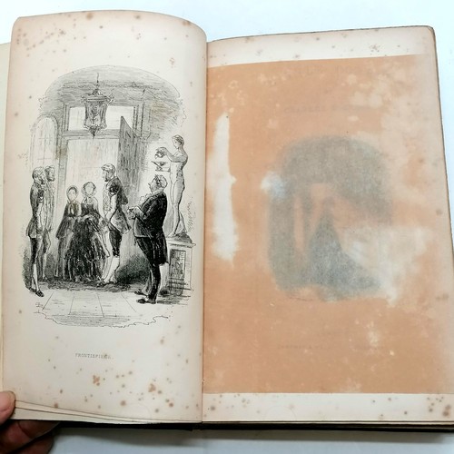 53 - Early collection of 12 Charles Dickens books :-
1) MDCCCXLI (1841) Barnaby Rudge ; a tale of the rio... 