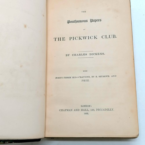 53 - Early collection of 12 Charles Dickens books :-
1) MDCCCXLI (1841) Barnaby Rudge ; a tale of the rio... 