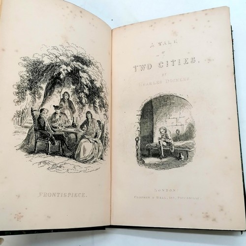 53 - Early collection of 12 Charles Dickens books :-
1) MDCCCXLI (1841) Barnaby Rudge ; a tale of the rio... 