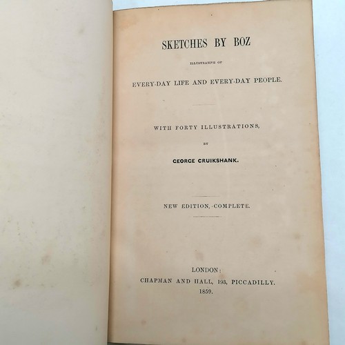 53 - Early collection of 12 Charles Dickens books :-
1) MDCCCXLI (1841) Barnaby Rudge ; a tale of the rio... 