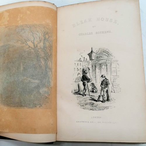 53 - Early collection of 12 Charles Dickens books :-
1) MDCCCXLI (1841) Barnaby Rudge ; a tale of the rio... 