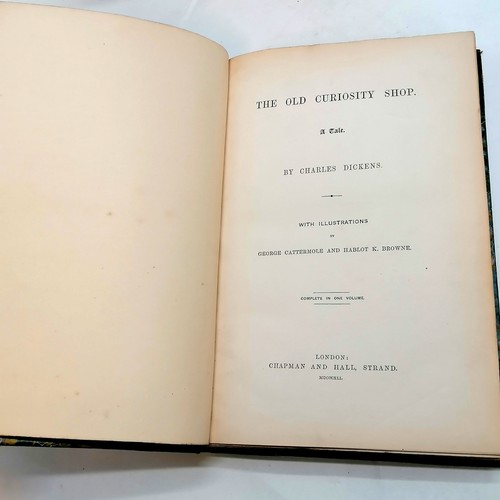 53 - Early collection of 12 Charles Dickens books :-
1) MDCCCXLI (1841) Barnaby Rudge ; a tale of the rio... 