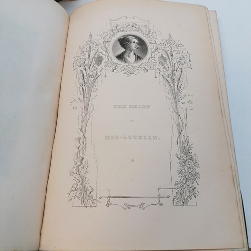 54 - 1840's collection of 25 Waverley Novels by Sir Walter Scott (1771–1832) all 25 books have bookplates... 