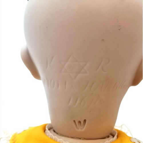 31 - 2 bisque headed dolls - tallest 48cm by Simon Halbig #116/A 7 smaller #351/3½K - both in overall goo... 