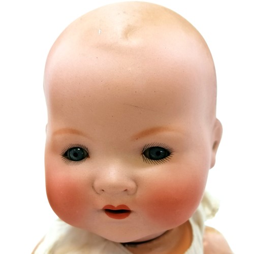 31 - 2 bisque headed dolls - tallest 48cm by Simon Halbig #116/A 7 smaller #351/3½K - both in overall goo... 