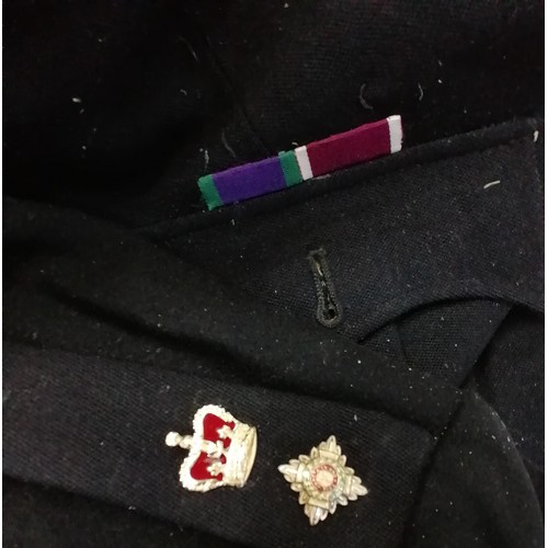 59 - Qty of military uniforms inc Royal Ordnance dress uniform tunic, blues and twos etc - some have atta... 