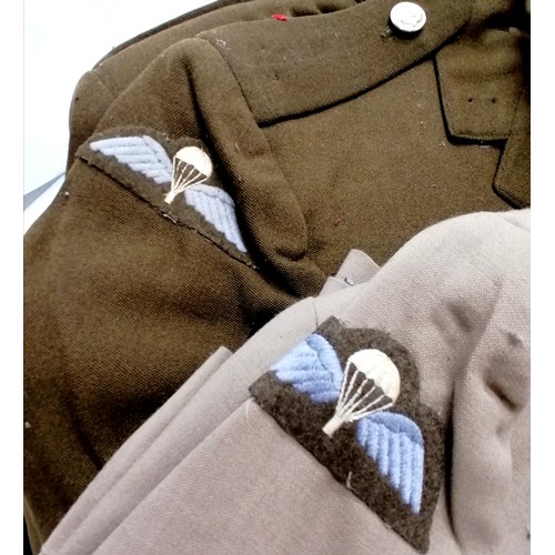 59 - Qty of military uniforms inc Royal Ordnance dress uniform tunic, blues and twos etc - some have atta... 