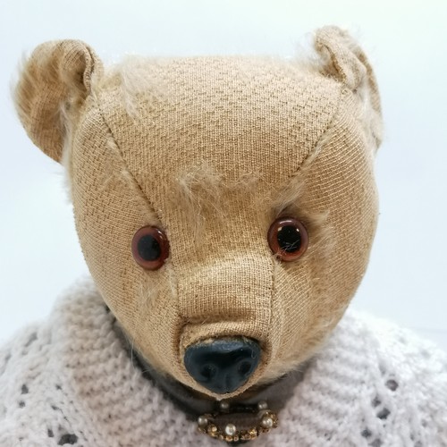 6 - 2 x teddy bears (in very loved condition) - tallest 40cm