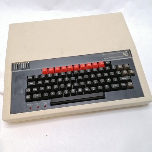 28 - Boxed BBC Micro computer with instruction book & original games  - Mineshaft, Copter capers, 3D gran... 