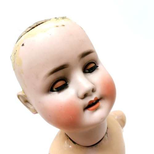 36 - Large German bisque head doll (#914) with jointed limbs by Schöenau & Hoffmeister (Schöenau Hoffmeis... 