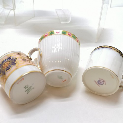 47 - Set of 12 Crescent coffee cans and suacers T/W 6 Paragon cups and 5 saucers and 6 other cups and sau... 