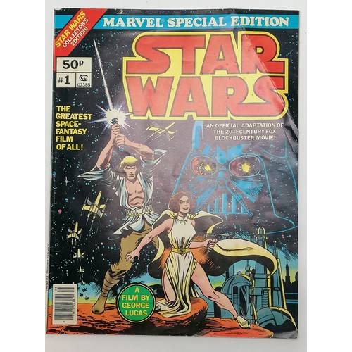 60 - Marvel Special Edition Star Wars No.1 collectors edition comic. In overall good condition but has cr... 