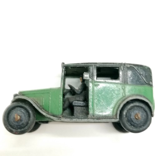 468 - Qty of Dinky vehicles inc military, fork lift, royal mail, sports cars, lorries, tractor + trailer e... 