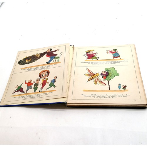 21 - Lear's book of nonsense - has hand sewing along spine & does have some loose pages but seems complet... 