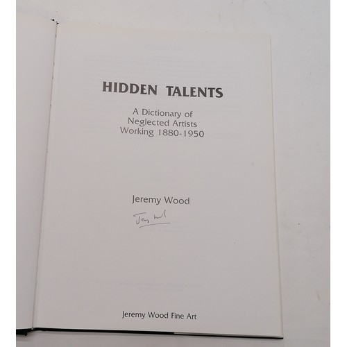 49 - 1997 book - Hidden talents a dictionary of neglected artists working 1880-1950 signed by the author ... 