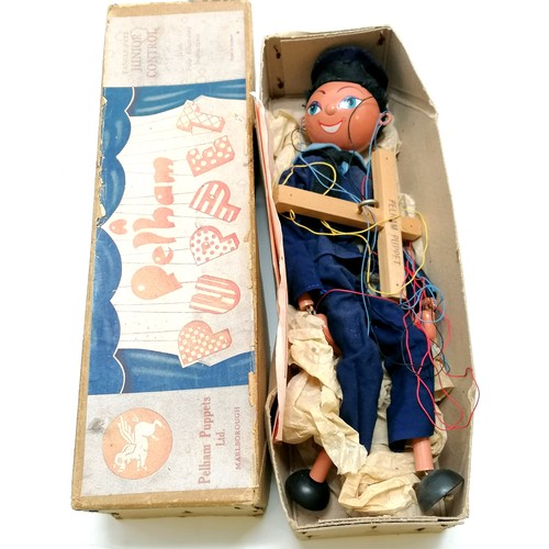 54 - Pelham sailor puppet in original box with pelham Puppet club membership form, in good condition T/W ... 