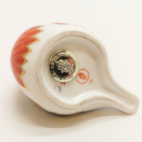 81 - Royal Crown Derby robin paperweight