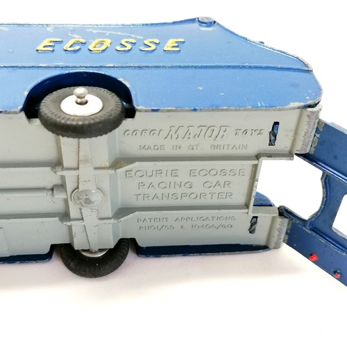 160 - Corgi Ecurie Ecosse racing car transporter - SOLD IN AID OF STALBRIDGE COMMUNITY CHARITY