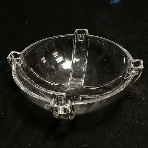 170 - Qty of cut glass inc punch bowl t/w Nachtmann bowl 28.5cm diameter