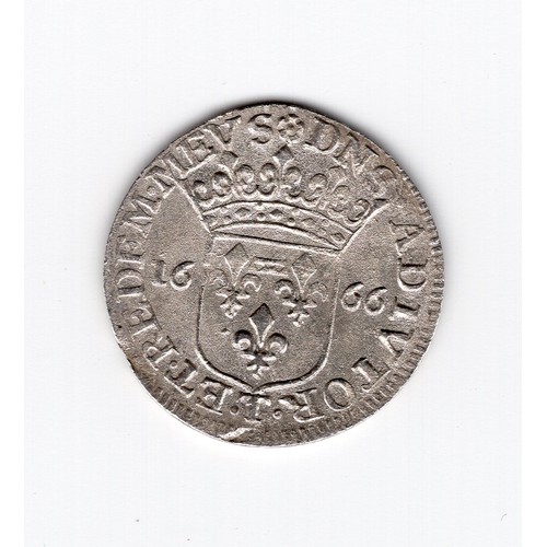 57 - 1666 Italian States : Tassarolo 1 luigino coin ~ obverse LIV.MA.PRI.SP.COM.T.SOVV.DOM reverse DNS.AD... 