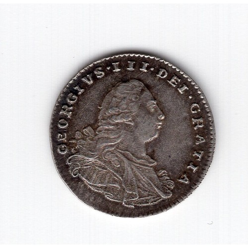 68 - 1800 George III Maundy (crowned) 1 penny