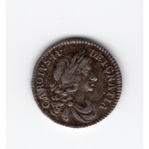 75 - 1675 Charles II Maundy (crowned C) 1 penny