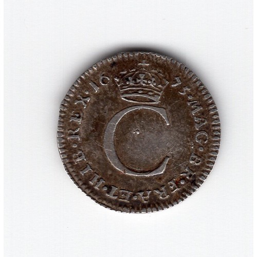 75 - 1675 Charles II Maundy (crowned C) 1 penny