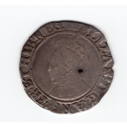 76 - 1594-96 (woolpack mintmark) Elizabeth I 1 shilling coin