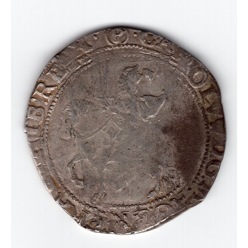 97 - 1643-44 ((P) mintmark) Charles I halfcrown (2/6) coin