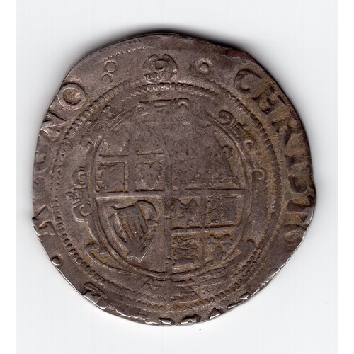 97 - 1643-44 ((P) mintmark) Charles I halfcrown (2/6) coin