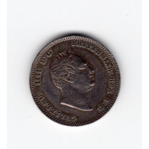 102 - 1836 William IV groat (4d) coin