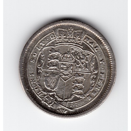 175 - 1817 GB George III shilling coin with RRITT flaw