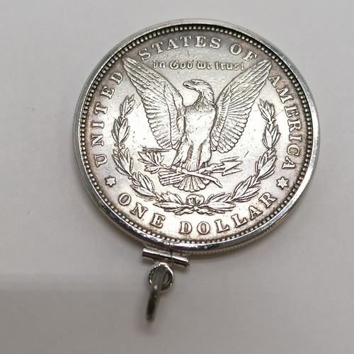 193 - 1882 USA Morgan dollar (in pendant mount)