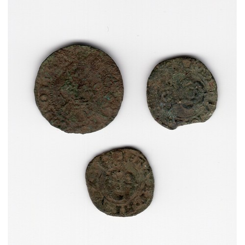 197 - 3 x 'excavated' coins inc Charles I