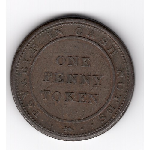 235 - 1812 Birmingham : Union Copper company 1 pence token