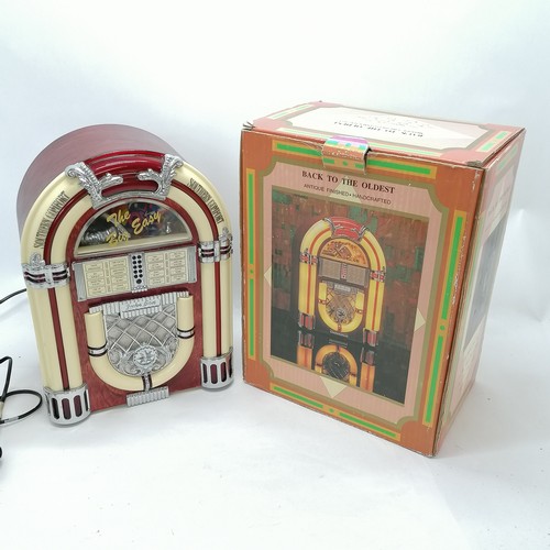 37 - Boxed Southern Comfort radio / tape player jukebox ~ 38cm high