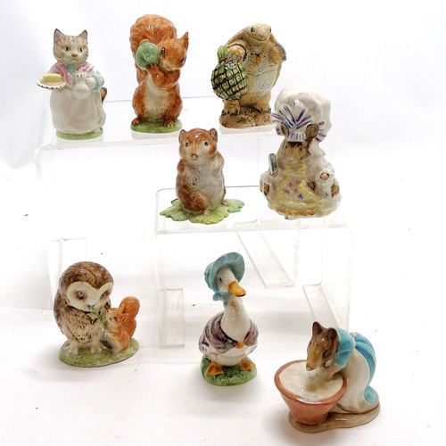 13 - 8 x Beswick Beatrix Potter figurines - in good used condition