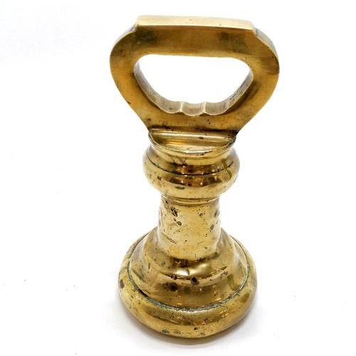 37 - Novelty bell weight door stop - 22cm high & 4.3kgs