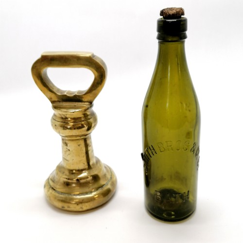 37 - Novelty bell weight door stop - 22cm high & 4.3kgs