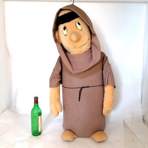 63 - KP crisps large scale Friar Tuck toy - 92cm high - fading